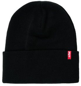 Čiapky Levis  SLOUCHY RED TAB BEANIE