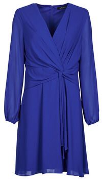 Krátke šaty Lauren Ralph Lauren  ROSSLYN-LONG SLEEVE-DAY DRESS