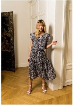 Blúzka Fashion brands  CK08138-MARINE
