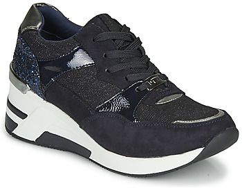 Dámska obuv - Dámske tenisky - Modrá - Nízke tenisky Tom Tailor  92610-BLEU Nízke tenisky Tom Tailor  92610-BLEU