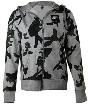 Mikiny Nike  Camo Tracktop Hoodie