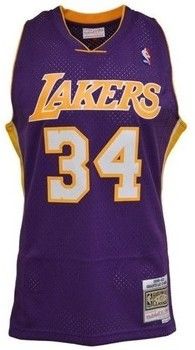 Tričká s krátkym rukávom Mitchell And Ness  Nba LA Lakers Shaq Oneal Swingman