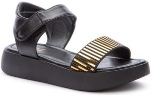 Sandále Betsy  Black Casual Flat Sandals