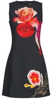 Krátke šaty Desigual  LIPS