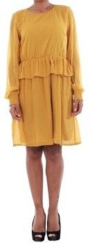 Šaty Vero Moda  10196226 VMKIM L/S SHORT DRESS O17 HARVEST GOLD