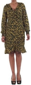 Šaty Vero Moda  10198721 VMHENNA FIFI SMOCK L/S SHORT DRESS MANGO MOJITO/LEISE