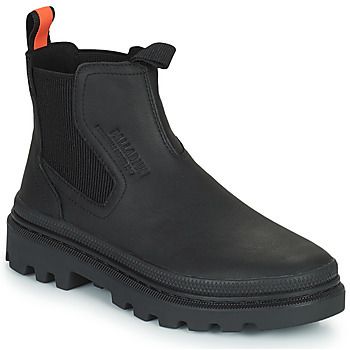 Dámska obuv - Dámske čižmy a gumáky - Čierna - Polokozačky Palladium  PALLATROOPER WATERPROOF Polokozačky Palladium  PALLATROOPER WATERPROOF