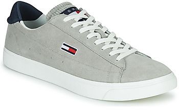 Pánska obuv - Pánske tenisky - Šedá - Nízke tenisky Tommy Jeans  RETRO VULC TJM SUEDE Nízke tenisky Tommy Jeans  RETRO VULC TJM SUEDE