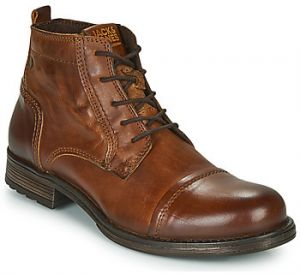 Polokozačky Jack & Jones  JFW RUSSEL LEATHER MID