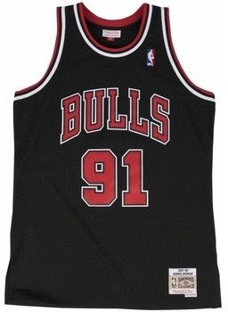 Tričká s krátkym rukávom Mitchell And Ness  Nba Chicago Bulls Dennis Rodman Swingman