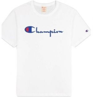 Tričká s krátkym rukávom Champion  Reverse Weave Script Logo Crewneck