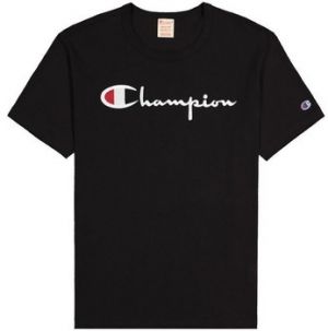 Tričká s krátkym rukávom Champion  Reverse Weave Script Logo Crewneck
