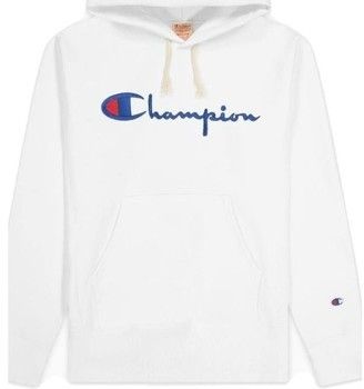 Mikiny Champion  Reverse Weave Script Logo Hooded Sweatshirt