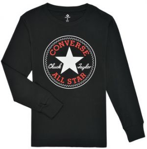 Tričká s dlhým rukávom Converse  CHUCK PATCH LONG SLEEVE TEE