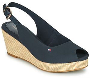 Sandále Tommy Hilfiger  ICONIC ELBA SLING BACK WEDGE