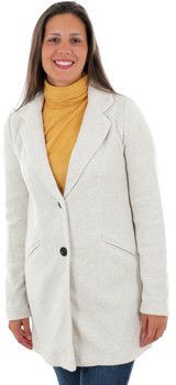Kabáty Vero Moda  10222400 VMMARBLELLA 3/4 JACKET BOOSTER OATMEAL MELANGE