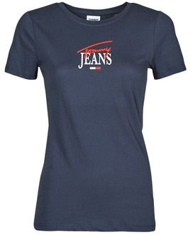 Tričká s krátkym rukávom Tommy Jeans  TJW SKINNY ESSENTIAL LOGO 1 SS