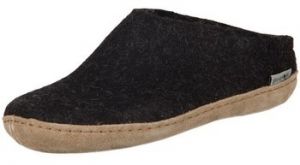 Papuče Glerups  DK Charcoal Lammwollfilz