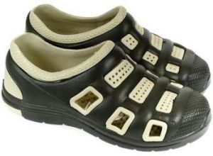Šľapky John-C  Gumené hnedé šľapky UNISEX NIXI