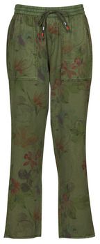 Nohavice päťvreckové Desigual  PANT_MICKEY CAMO FLOWERS