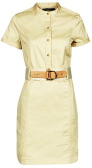 Krátke šaty Lauren Ralph Lauren  HILSHEN-SHORT SLEEVE-DAY DRESS