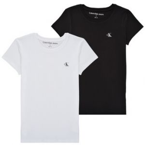 Tričká s krátkym rukávom Calvin Klein Jeans  2-PACK SLIM MONOGRAM TOP