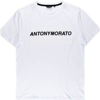 Tričká s krátkym rukávom Antony Morato  Tshirt Męski Super Slim Fit White
