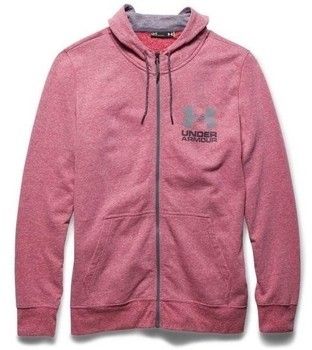 Mikiny Under Armour  Bluza Męska Triblend FZ Hoodie Łososiowy