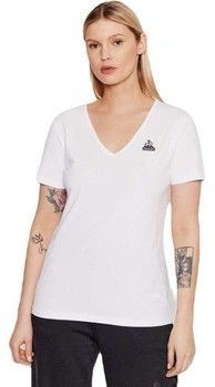Tielka a tričká bez rukávov Le Coq Sportif  Ess Tee Ss Col V N1