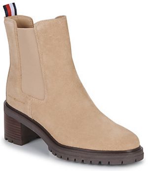 Polokozačky Tommy Hilfiger  Outdoor Chelsea Mid Heel Boot