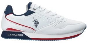 Nízke tenisky U.S Polo Assn.  NOBIL003AWHI