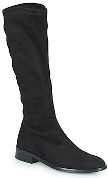 Čižmy do mesta Myma  6160-MY-VELOUR-NOIR