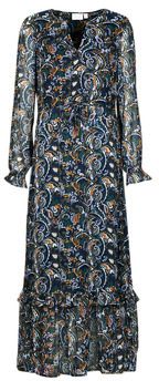Dlhé šaty Vila  VIKELLY V-NECK L/S ANCLE