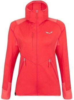 Flísové mikiny Salewa  AGNER HYBRID PL/DST W FZ HOODY 27372-6205