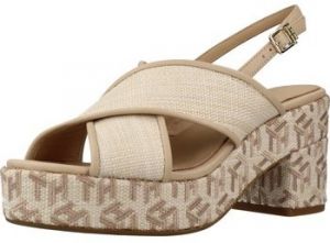 Sandále Tommy Hilfiger  TH RAFFIA MID HEEL SANDA