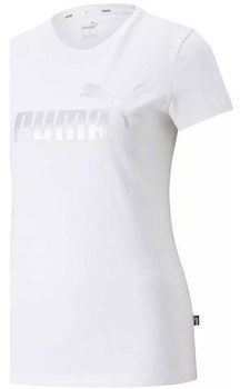 Tričká s krátkym rukávom Puma  Ess Metallic Logo Tee