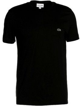 Tričká s krátkym rukávom Lacoste  CAMISETA NEGRA HOMBRE   TH2038