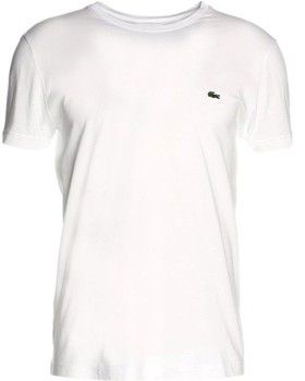 Tričká s krátkym rukávom Lacoste  CAMISETA BLANCA HOMBRE   TH2038