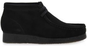 Polokozačky Clarks  WALLABEEBOOT W BLK