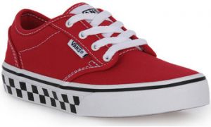 Módne tenisky Vans  RED ATWOOD CHECKER SIDEWALL