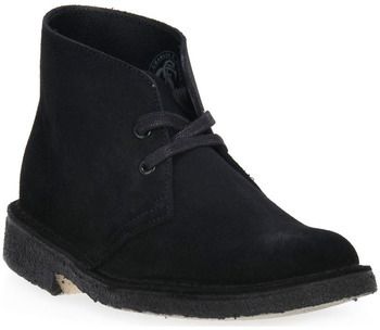 Polokozačky Clarks  DESERT BOOT W BLACKS