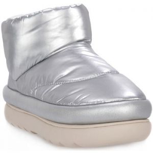 Čižmy UGG  CLASSIC MAXI MINI METALLIC SILVER