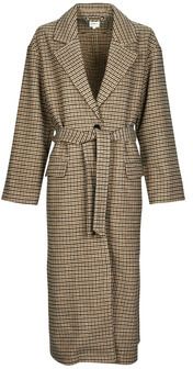 Kabáty Only  ONLLIPA L/S LONG BELT CHECK COAT CC PNT