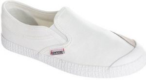 Módne tenisky Kawasaki  Slip On Canvas Shoe K212437 1002 White