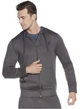 Mikiny Skechers  GO Knite Pique Full Zip Hoodie
