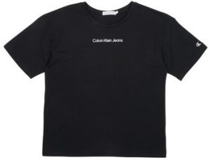 Tričká s krátkym rukávom Calvin Klein Jeans  CKJ LOGO BOXY T-SHIRT