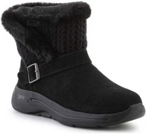 Polokozačky Skechers  Go Walk Arch Fit Boot True Embrace 144422-BBK