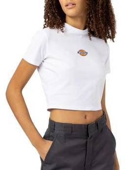 Košele a blúzky Dickies  MAPLE VALLEY TEE WHITE