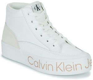 Členkové tenisky Calvin Klein Jeans  VULC FLATF MID WRAP AROUND LOGO