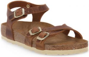 Sandále BIRKENSTOCK  KUMBA COGNAC WAXY LEA CALZ S